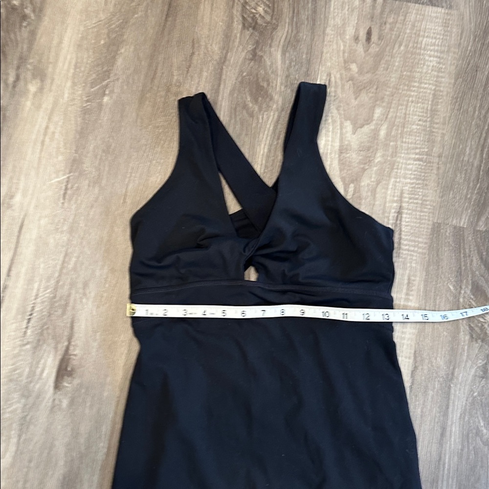 Fabletics Jumpsuit Black Medium EUC M - image 6